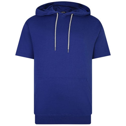Bigdude Short Sleeve Hoody Cobalt Blue Tall